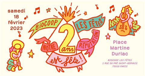 BIOCOOP LES FÊTES: 2 ANS DEJA ! 